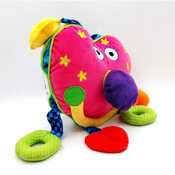 Baby Einstein Whoozit HEART Plush Rattle Toy Large Manhattan Toys - Picture 2 of 4